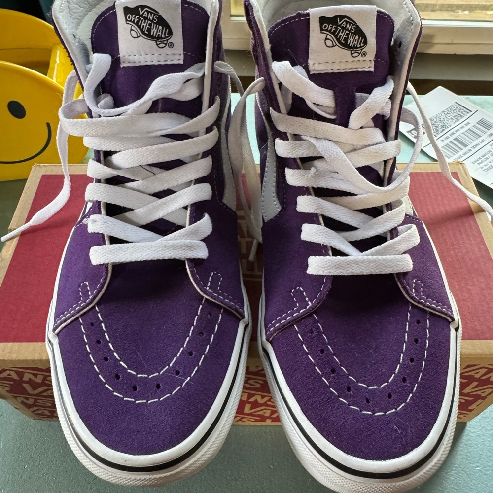 Vans Purple SK8 High-Top Sneakers